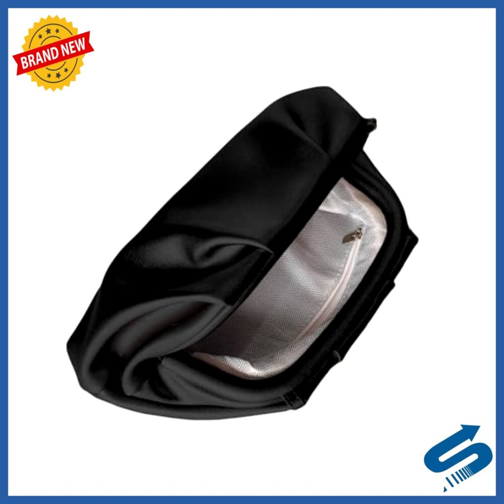 Black Women's Evening Clutch Bag - Picture 5 of 7